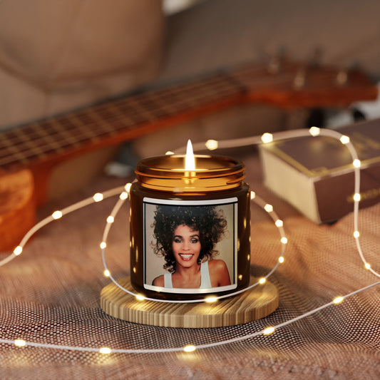 A Whitney Houston candle - I am every woman